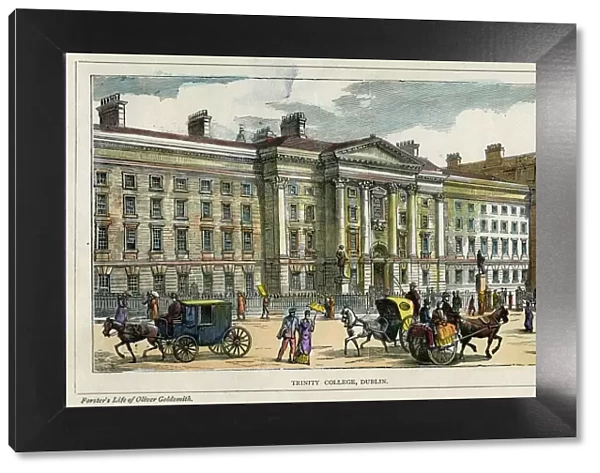 Trinity College, Dublin, Ireland, c1880