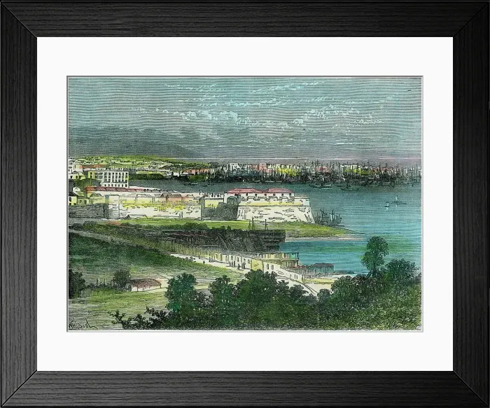 Framed Print : Barcelona, Catalonia, Spain, c1880 Framed Print : Barcelona, Catalonia, Spain, c1880