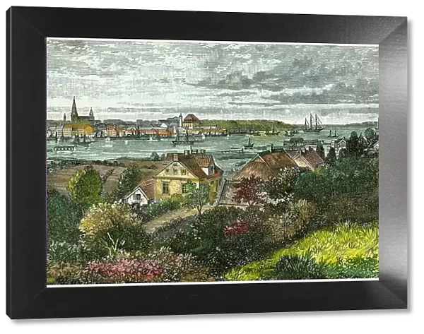 Kiel, Germany, c1875. Artist: Carrera