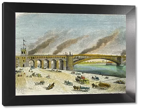 Eads Bridge, St Louis, Missouri, USA, c1874
