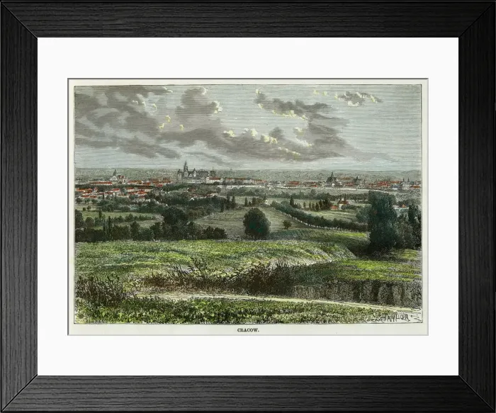 Framed Print : Cracow, Poland, c1880. Artist: Taylor Framed Print : Cracow, Poland, c1880. Artist: Taylor