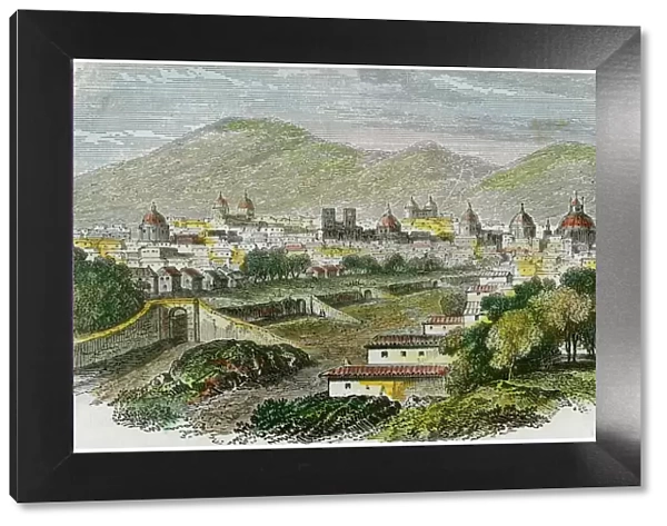 View of the city of Cuzco, Peru, c1875