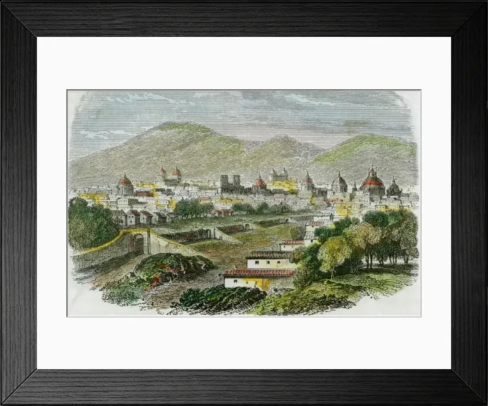 Framed Print : View of the city of Cuzco, Peru, c1875 Framed Print : View of the city of Cuzco, Peru, c1875