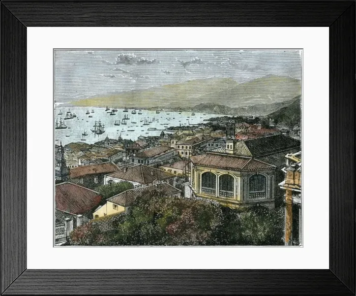 Framed Print : Hong Kong, c1880 Framed Print : Hong Kong, c1880