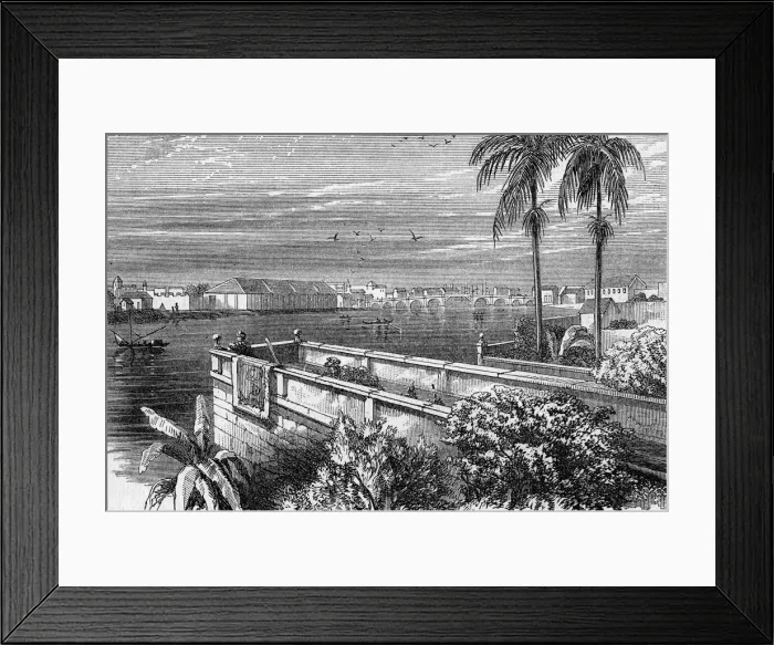 Framed Print : Manila, Philippines, c1880 Framed Print : Manila, Philippines, c1880