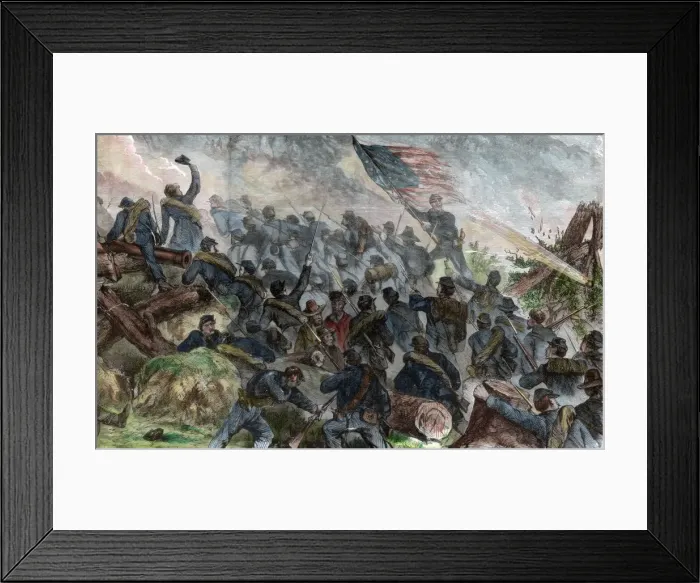 Framed Print : Hookers Battle, American Civil War, 26 November 1863 Framed Print : Hookers Battle, American Civil War, 26 November 1863