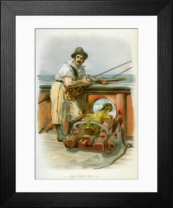 Framed Print : One of Blakes Men, 1650 (c1890-c1893) Framed Print : One of Blakes Men, 1650 (c1890-c1893)