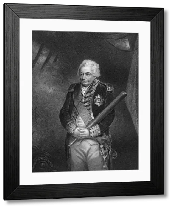 Framed Print : John Jervis, Earl of St Vincent, c1809 (c1857). Artist: H Robinson Framed Print : John Jervis, Earl of St Vincent, c1809 (c1857). Artist: H Robinson
