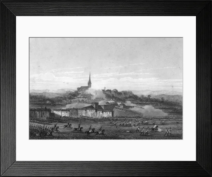Framed Print : Battle of Montebello, 9 June 1800 (c1857). Artist: H Bibby Framed Print : Battle of Montebello, 9 June 1800 (c1857). Artist: H Bibby