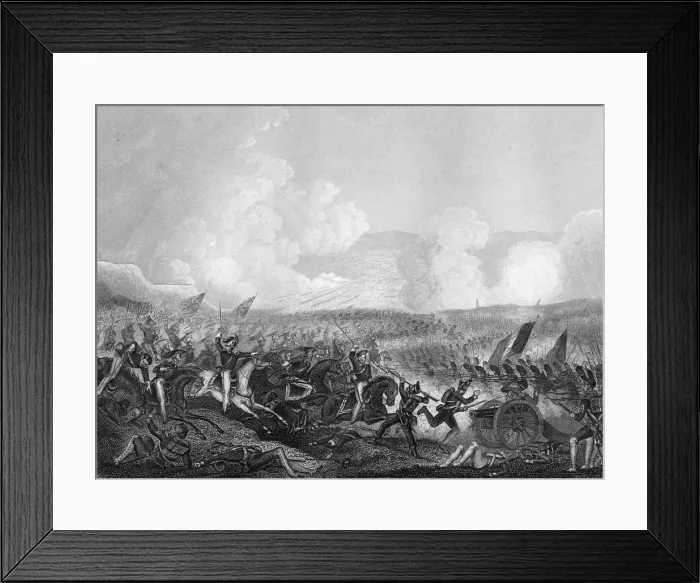 Framed Print : Battle of Salamanca, Spain, 22 July 1811 (c1857). Artist: DJ Pound