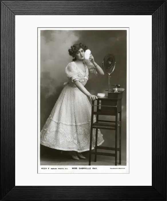 Framed Print : Gabrielle Ray, English actress, dancer and singer, c1906. Artist: Rotary Photo Framed Print : Gabrielle Ray, English actress, dancer and singer, c1906. Artist: Rotary Photo