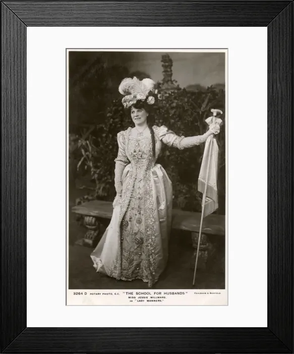 Framed Print : Jessie Millward, British actress, c1906. Artist: Foulsham and Banfield Framed Print : Jessie Millward, British actress, c1906. Artist: Foulsham and Banfield