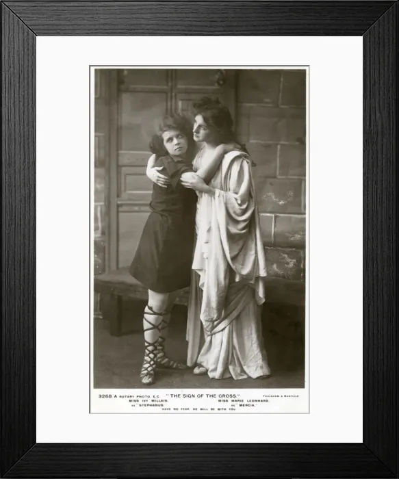 Framed Print : Ivy Millais and Marie Leonhard, actresses, c1900s(?). Artist: Foulsham and Banfield