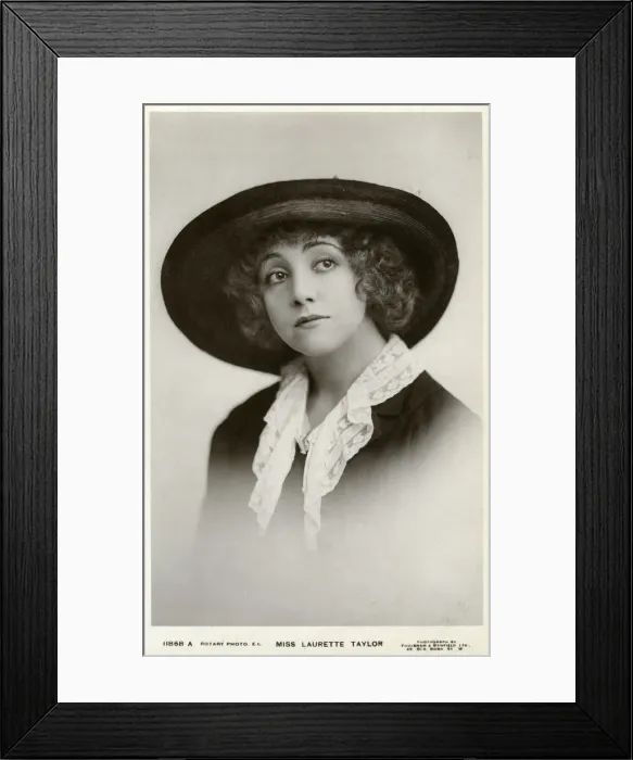 Framed Print : Laurette Taylor, American actress, c1905-c1919(?). Artist: Foulsham and Banfield Framed Print : Laurette Taylor, American actress, c1905-c1919(?). Artist: Foulsham and Banfield