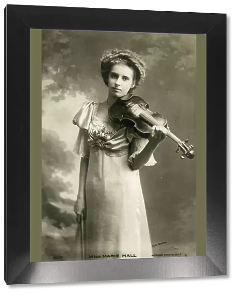 Marie Hall, English violinist, c1903. Artist: Rotary Photo