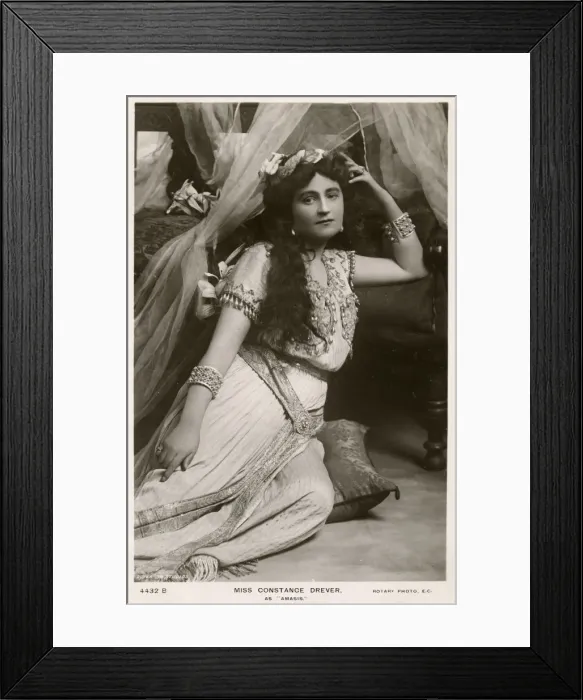 Framed Print : Constance Drever, British actress, c1907. Artist: Rotary Photo Framed Print : Constance Drever, British actress, c1907. Artist: Rotary Photo