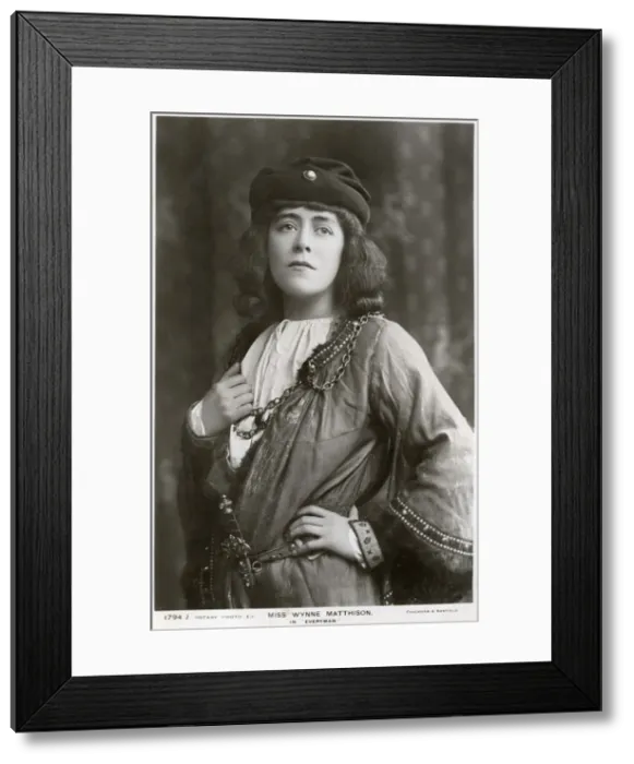 Framed Print : Edith Wynne Matthison, British actress, c1907. Artist: Rotary Photo Framed Print : Edith Wynne Matthison, British actress, c1907. Artist: Rotary Photo