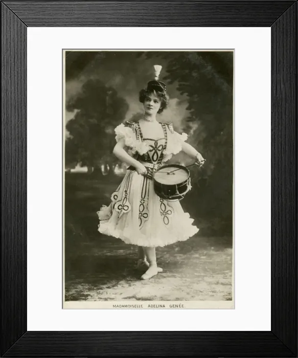 Framed Print : Adelina Genee, Danish-born British ballet dancer, c1906. Artist: Bassano Studio Framed Print : Adelina Genee, Danish-born British ballet dancer, c1906. Artist: Bassano Studio