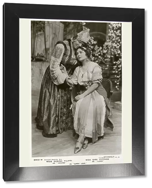 Rosina Filippi and Sari Petrass, actresses, c1912(?). Artist: Rotary Photo