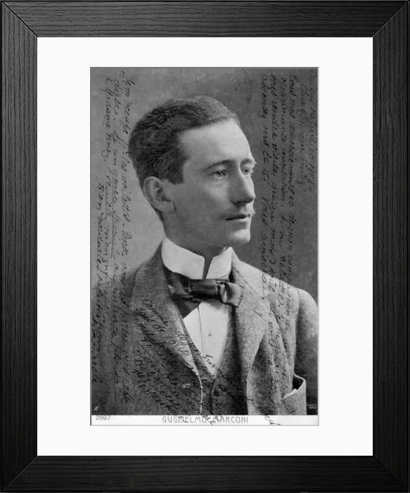 Framed Print : Guglielmo Marconi, Italian physicist and inventor, c1909