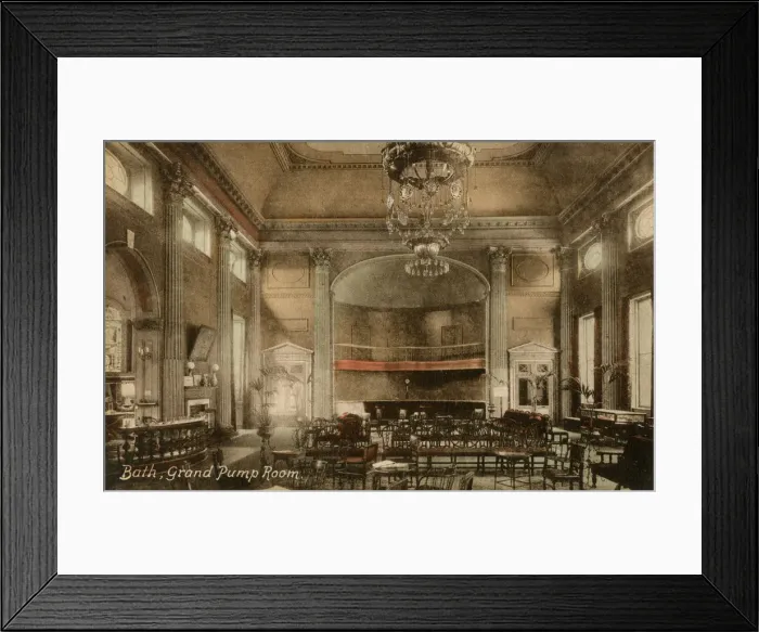 Framed Print : Grand Pump Room, Bath, Somerset, late 19th or early 20th century. Artist: Francis Frith & Co Framed Print : Grand Pump Room, Bath, Somerset, late 19th or early 20th century. Artist: Francis Frith & Co