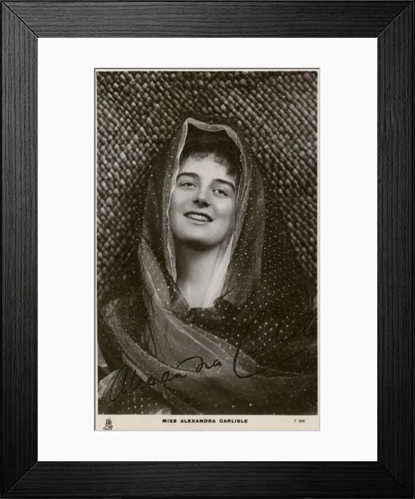 Framed Print : Alexandra Carlisle, British actress, c1900s-c1910s. Artist: Tuck and Sons Framed Print : Alexandra Carlisle, British actress, c1900s-c1910s. Artist: Tuck and Sons