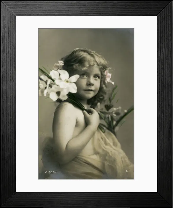 Framed Print : Girl, c1911. Artist: Rotary Photo Framed Print : Girl, c1911. Artist: Rotary Photo