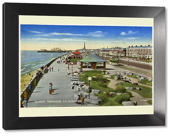Rockery Promenade, Blackpool, Lancashire, c1940