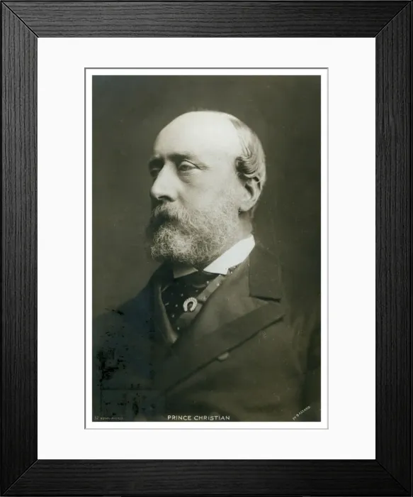 Framed Print : Prince Christian of Schleswig-Holstein, c1890-c1909(?). Artist: PM Bassano Framed Print : Prince Christian of Schleswig-Holstein, c1890-c1909(?). Artist: PM Bassano