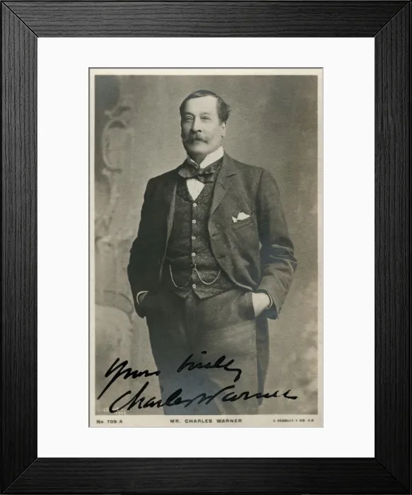 Framed Print : Charles Warner, English actor, c1890-c1909(?) Framed Print : Charles Warner, English actor, c1890-c1909(?)