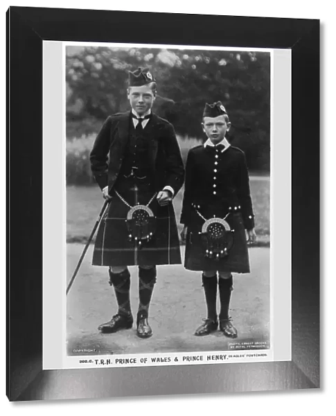 The Prince of Wales and Prince Henry, c1910(?). Artist: Ernest Brooks