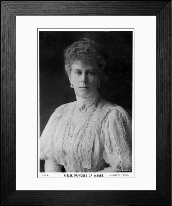Framed Print : Mary, Princess of Wales, c1901-c1910(?). Artist: Ernest H Mills Framed Print : Mary, Princess of Wales, c1901-c1910(?). Artist: Ernest H Mills