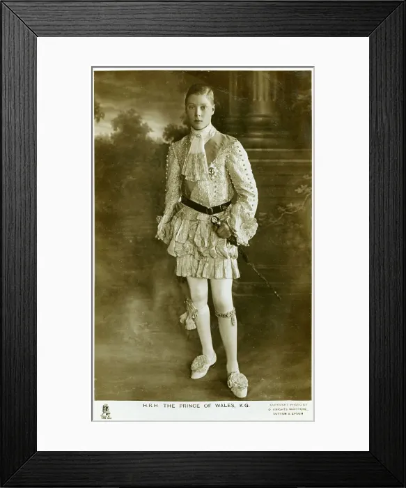 Framed Print : The Prince of Wales, 1911. Artist: D Knights Whittome Framed Print : The Prince of Wales, 1911. Artist: D Knights Whittome
