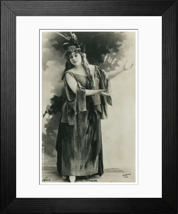 Framed Print : Tiphaine, French actress, late 19th or early 20th century(?) Framed Print : Tiphaine, French actress, late 19th or early 20th century(?)