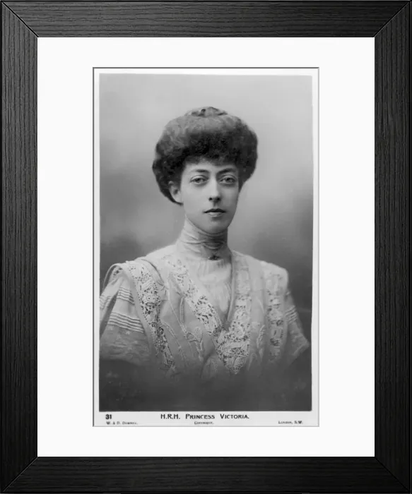 Framed Print : Princess Victoria of the United Kingdom, c1900s-c1910s(?). Artist: W&D Downey Framed Print : Princess Victoria of the United Kingdom, c1900s-c1910s(?). Artist: W&D Downey