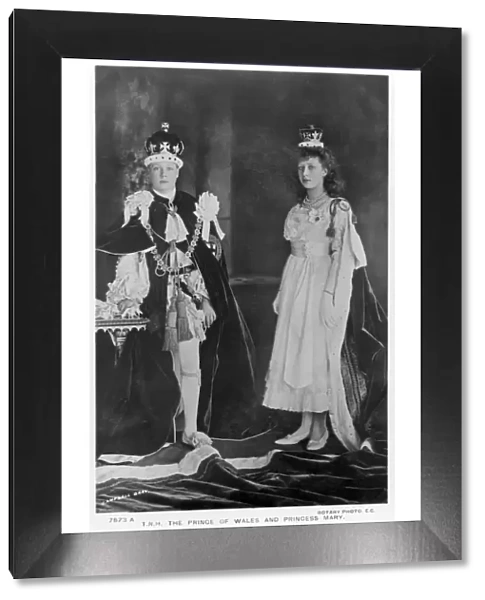 The Prince of Wales and Princess Mary, c1910s(?). Artist: Campbell Gray