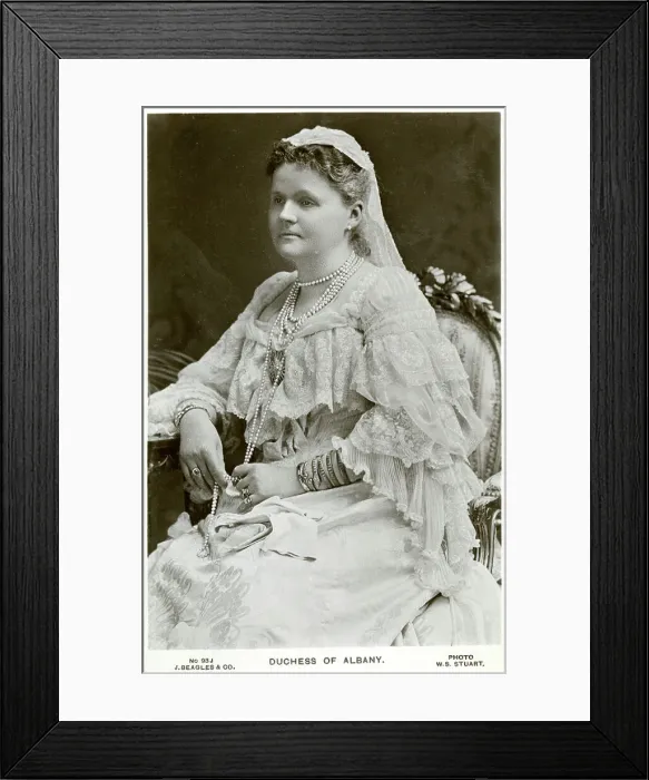 Framed Print : The Duchess of Albany, c1900s(?). Artist: WS Stuart Framed Print : The Duchess of Albany, c1900s(?). Artist: WS Stuart