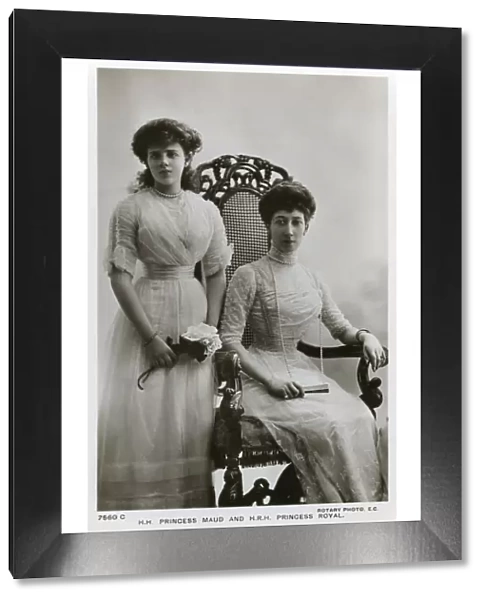 Princess Maud and the Princess Royal, c1907-c1910(?)