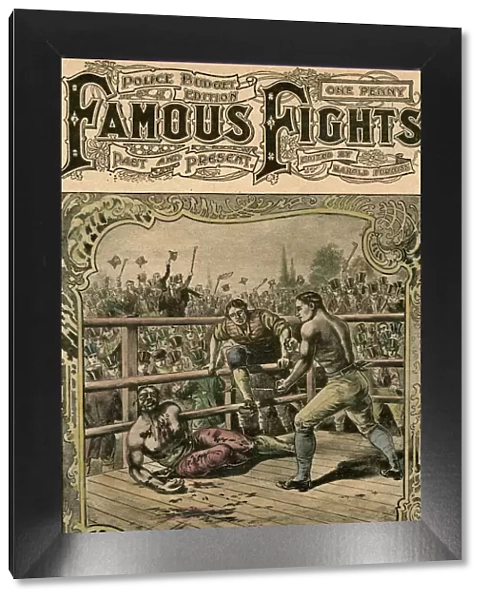 Tom Springs second fight with Jack Langan, 1824 (late 19th or early 20th century)