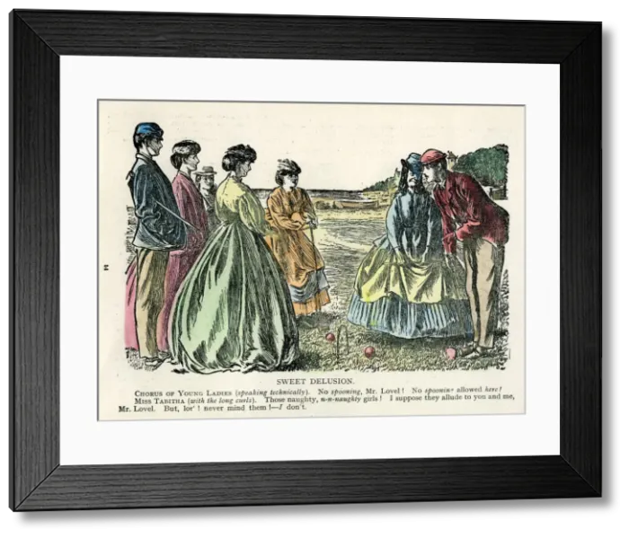 Framed Print : Sweet Delusion, 19th century(?) Framed Print : Sweet Delusion, 19th century(?)