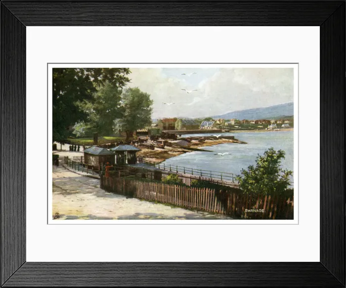 Framed Print : Swanage, Dorset, early 20th century(?) Framed Print : Swanage, Dorset, early 20th century(?)