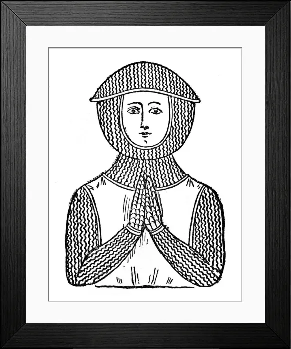Framed Print : Knight, 1290, (1910) Framed Print : Knight, 1290, (1910)