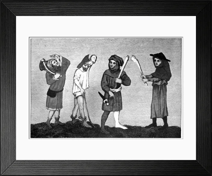 Framed Print : Artificers, 14th century, (1910) Framed Print : Artificers, 14th century, (1910)