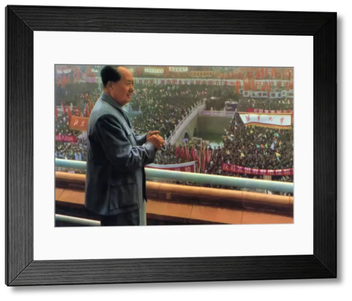 Framed Print : Mao Zedong, Chinese Communist revolutionary and leader, c1950s-c1960s(?) Framed Print : Mao Zedong, Chinese Communist revolutionary and leader, c1950s-c1960s(?)
