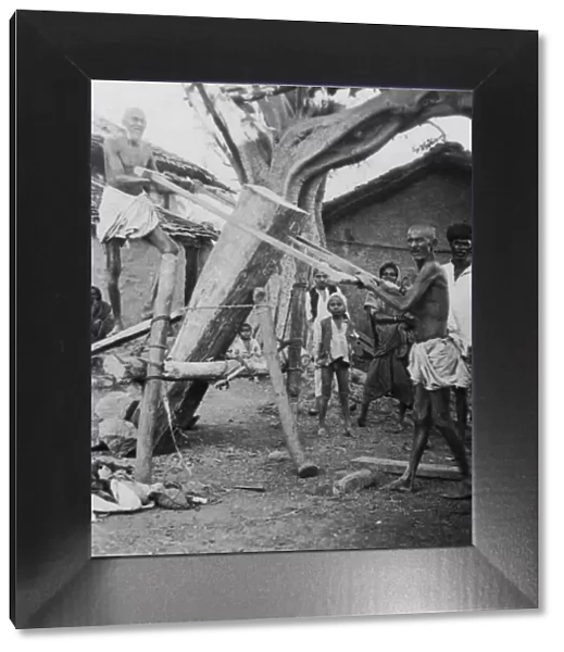 Native sawyers, India, c1927-c1931 Artist: Cavanders Ltd