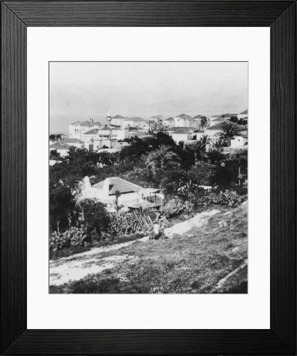 Framed Print : Beirut from the American College, Lebanon, c1927-c1931. Artist: Cavanders Ltd Framed Print : Beirut from the American College, Lebanon, c1927-c1931. Artist: Cavanders Ltd