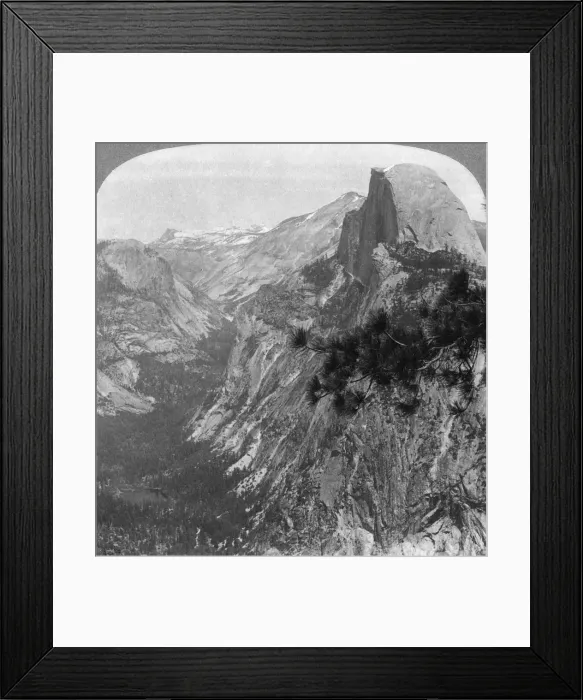 Framed Print : Mirror Lake, Half Dome and Clouds Rest, Yosemite Valley, California, USA, 1902. Artist: Underwood & Underwood Framed Print : Mirror Lake, Half Dome and Clouds Rest, Yosemite Valley, California, USA, 1902. Artist: Underwood & Underwood