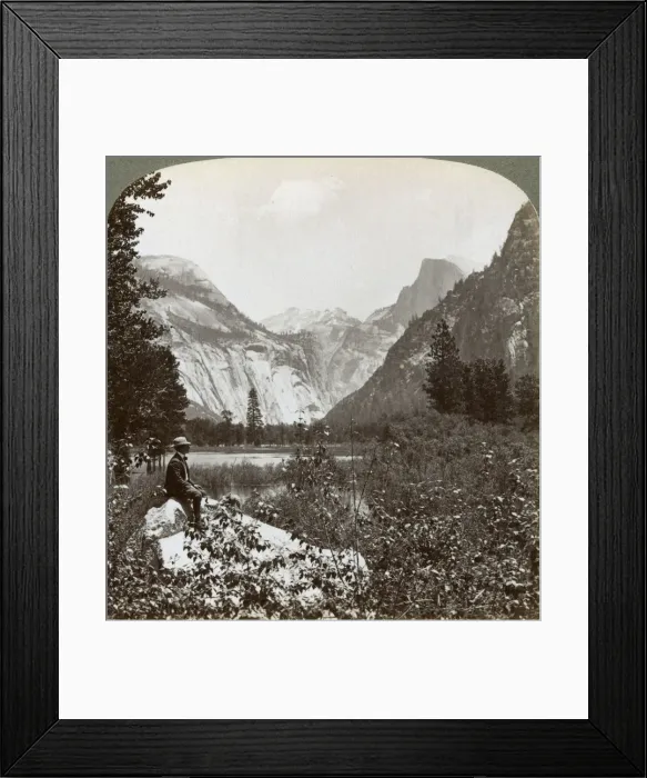 Framed Print : North Dome, Half Dome and Clouds Rest, Yosemite Valley, California, USA, 1902. Artist: Underwood & Underwood Framed Print : North Dome, Half Dome and Clouds Rest, Yosemite Valley, California, USA, 1902. Artist: Underwood & Underwood