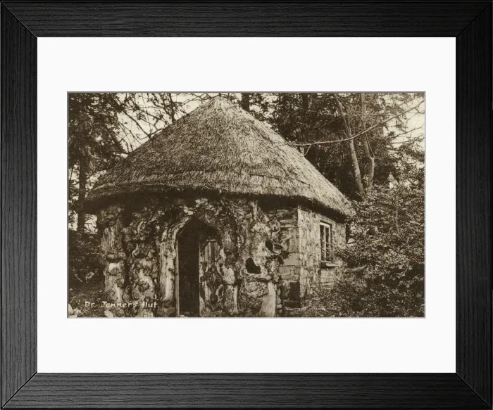 Framed Print : Edward Jenners thatched hut, Berkeley, Gloucestershire, 20th century. Artist:s Pead Framed Print : Edward Jenners thatched hut, Berkeley, Gloucestershire, 20th century. Artist:s Pead
