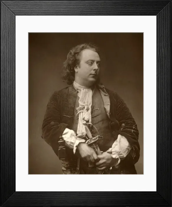 Framed Print : John Clayton, British actor, 1888. Artist: Window & Grove Framed Print : John Clayton, British actor, 1888. Artist: Window & Grove